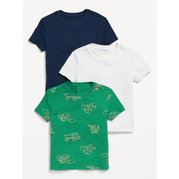 Short-Sleeve T-Shirt 3-Pack for Toddler Boys - Truck