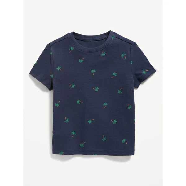 Short-Sleeve T-Shirt for Toddler Boys - Green Palm Print
