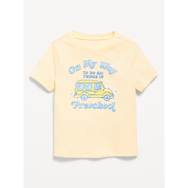 Short-Sleeve Unisex Graphic T-Shirt for Toddler - Cool Almond