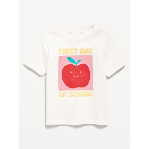 Short-Sleeve Unisex Graphic T-Shirt for Toddler - Sea Salt