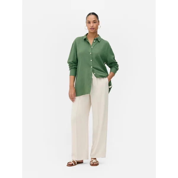 Side Stripe Shirt - Green