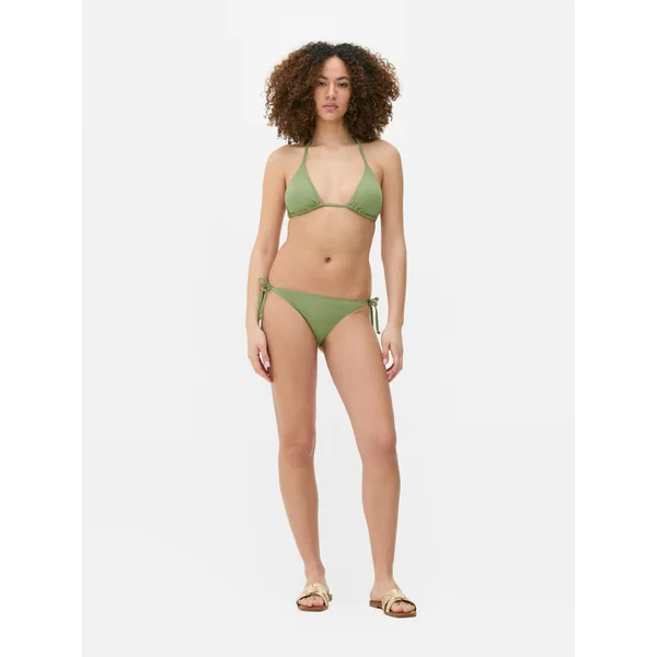 Side-Tie Bikini Bottoms - Green
