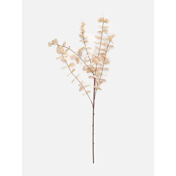 Single Stem Faux Eucalyptus - Cream