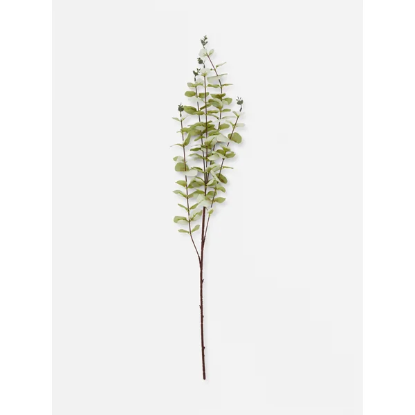 Single Stem Faux Eucalyptus - Light Green