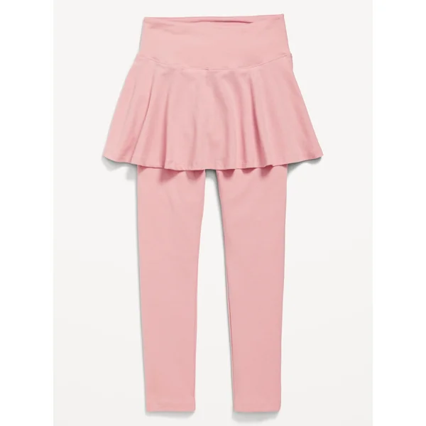 Skirt Leggings for Girls - Abalone Pink