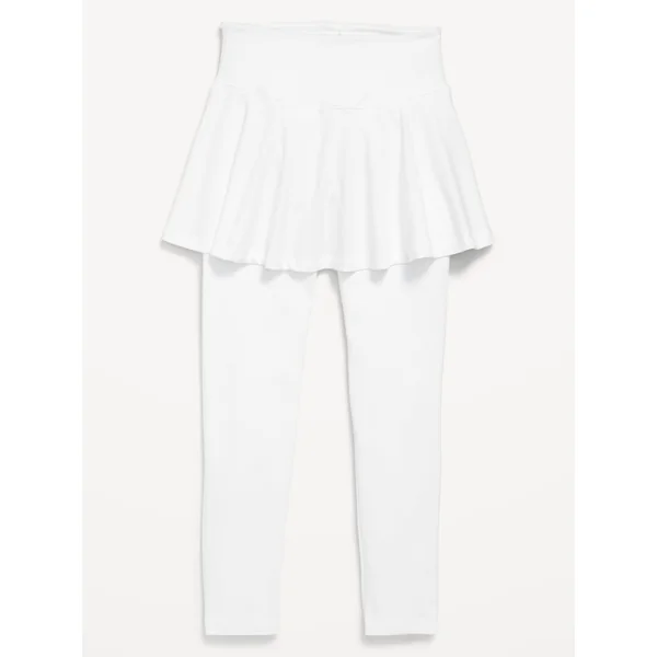 Skirt Leggings for Girls - Bright White