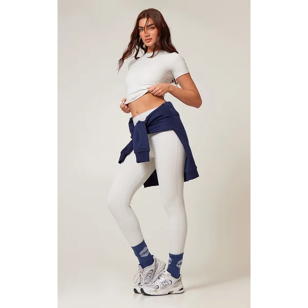 Slate Grey Ultimate Sculpt High Waist Gym Leggings