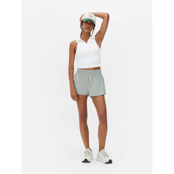 Sleeveless Tennis Polo - White