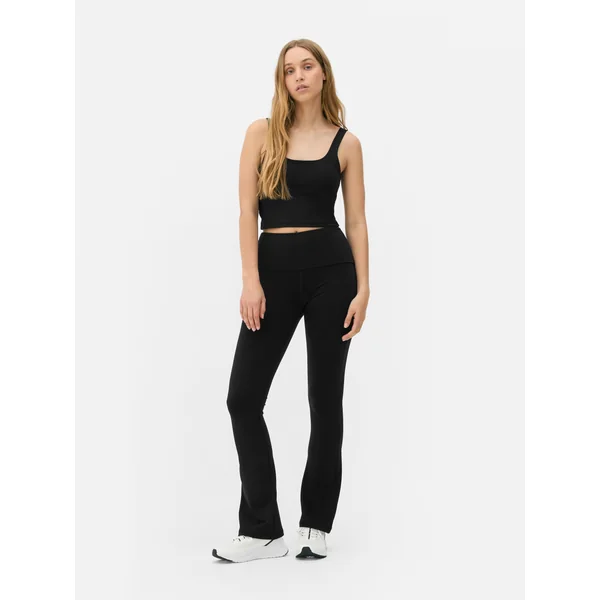 Sleeveless Yoga Top - Black