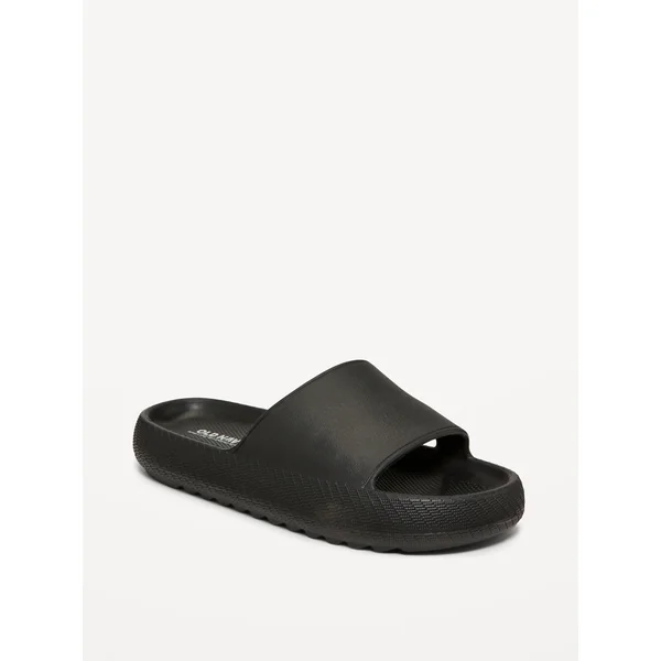 Slide Sandals for Boys (Partially Plant-Based) - Black Jack