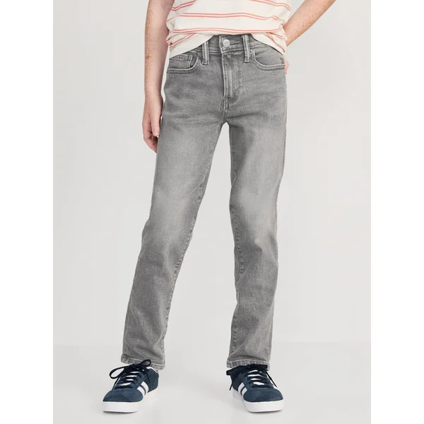 Slim 360° Stretch Jeans for Boys - Gray Sky