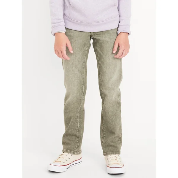 Slim 360° Stretch Jeans for Boys - Green Tint