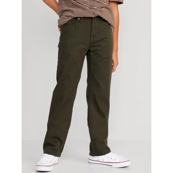 Slim 360° Stretch Twill Pants for Boys - Thyme to Pretend