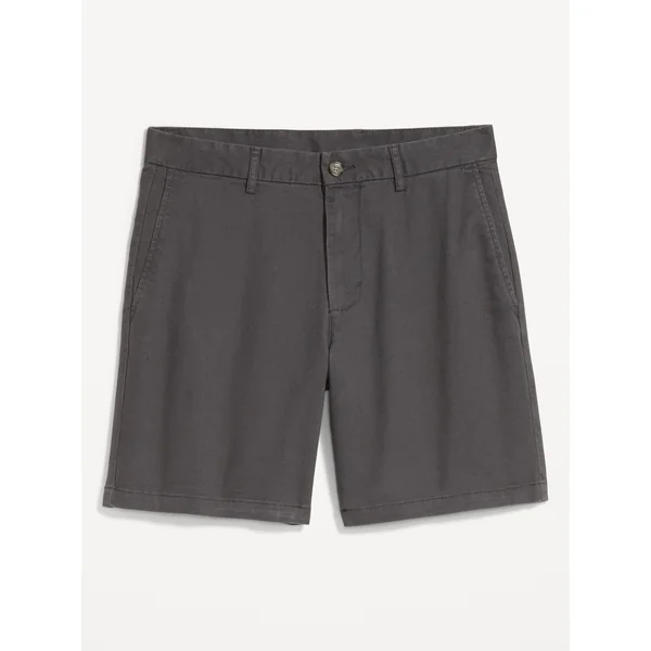 Slim Built-In Flex Rotation Chino Shorts -- 8-inch inseam - Panther