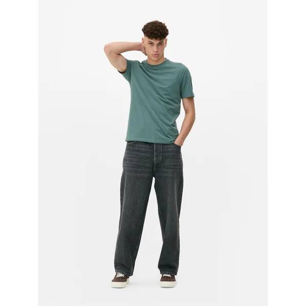Slim Fit Cotton Rich T-Shirt - Teal