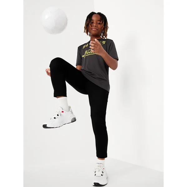 Slim Performance Jogger Pants for Boys - BlackJack