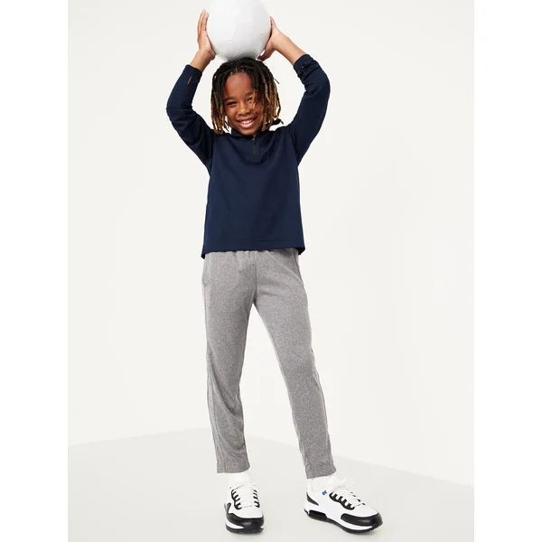 Slim Performance Jogger Pants for Boys - Classic Gray