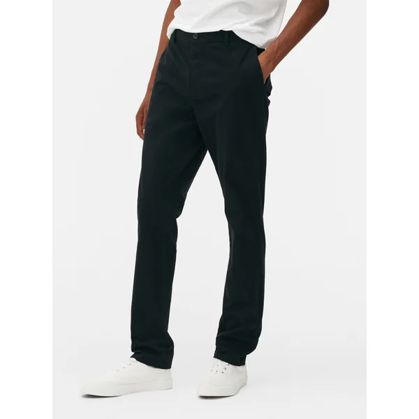 Slim Stretch Chinos - Black