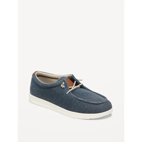 Slip-On Knit Deck Shoes for Boys - Navy Blue