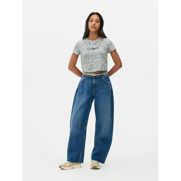 Slogan Baby Tee - Multi