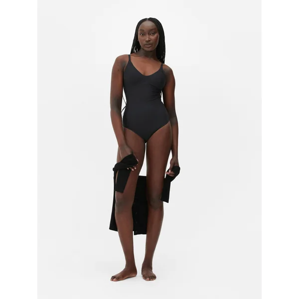 Smoothing Shapewear Moulded Cup Bodysuit - Black