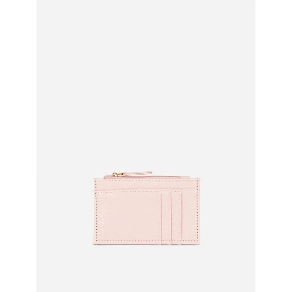 Snakeskin Texture Cardholder - Pink