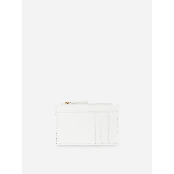 Snakeskin Texture Cardholder - White