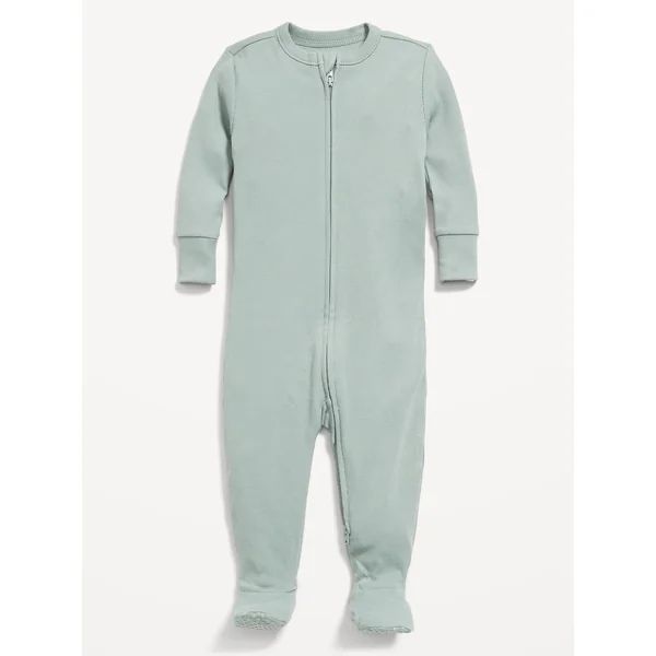 Snug-Fit 2 Way Zip Footed One-Piece for Baby - RAINY SEASON