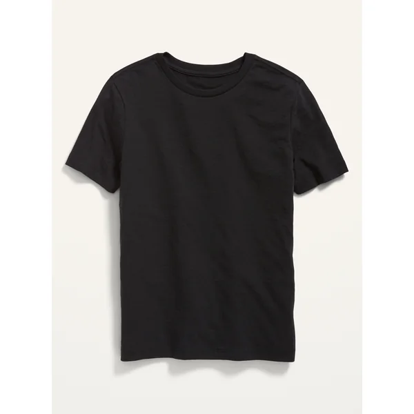 Softest Crew-Neck T-Shirt for Boys - Black Jack
