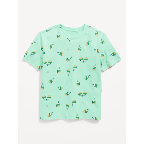 Softest Printed Crew-Neck T-Shirt for Boys - Sports Center