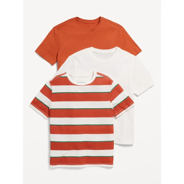 Softest Short-Sleeve T-Shirt 3-Pack for Boys - SUNDOWN