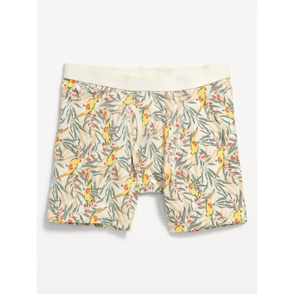 Soft-Washed Boxer Briefs -- 6.25-inch inseam - Birds Of Paradise