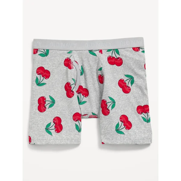 Soft-Washed Boxer Briefs -- 6.25-inch inseam - Cherries