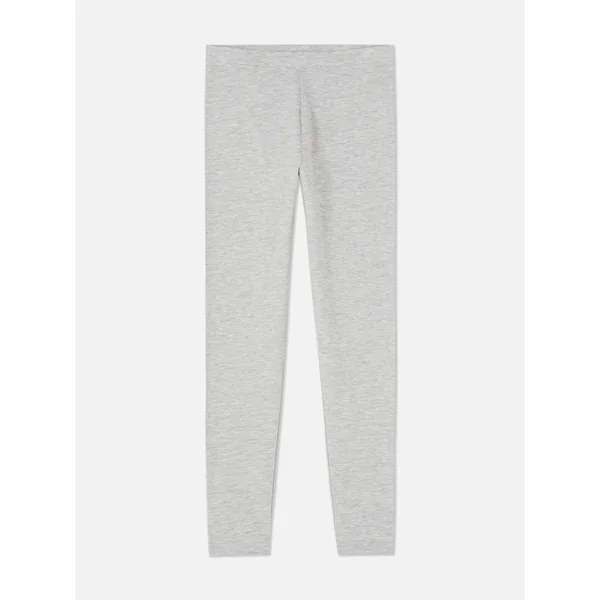 Solid Color Leggings - Gray