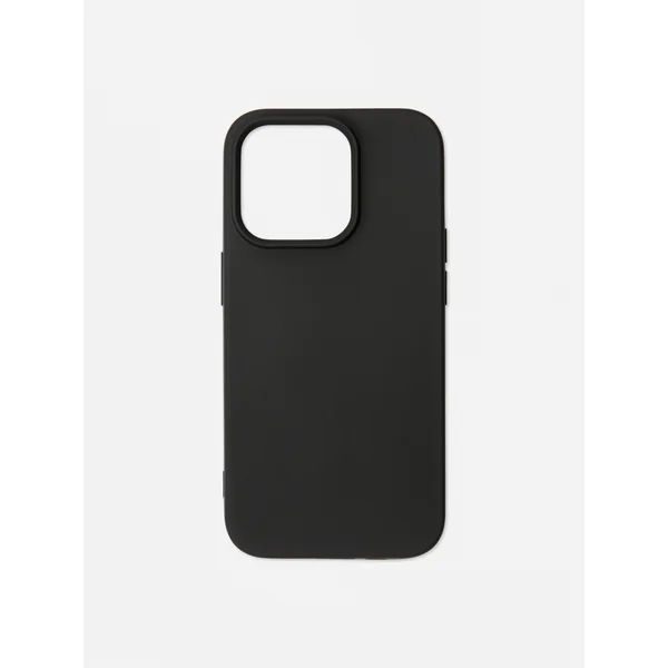 Solid Color Phone Case - Black