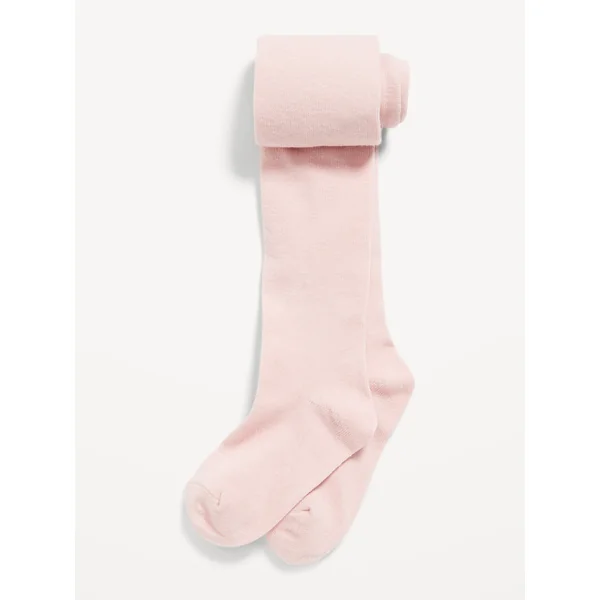 Solid Soft-Knit Tights for Toddler Girls & Baby - Abalone Pink