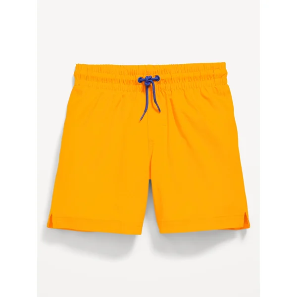 Solid Swim Trunks for Boys - MANGOSTEEN