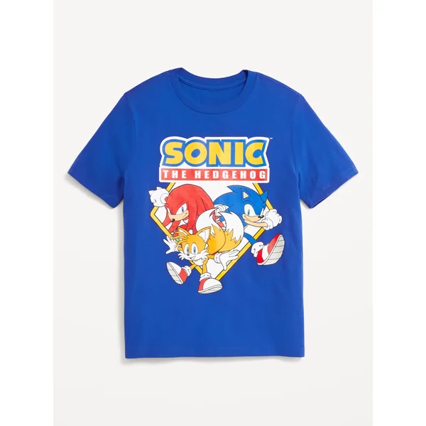 Sonic The Hedgehog™ Gender-Neutral Graphic T-Shirt for Kids - Tanzanite