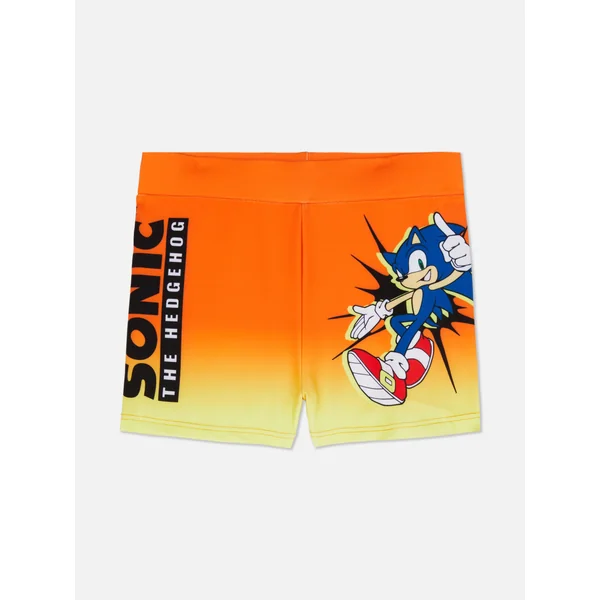 Sonic The Hedgehog Swim Shorts - Orange