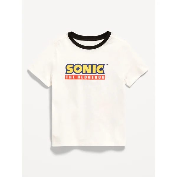 Sonic The Hedgehog™ Unisex Graphic T-Shirt for Toddler - Sea Salt