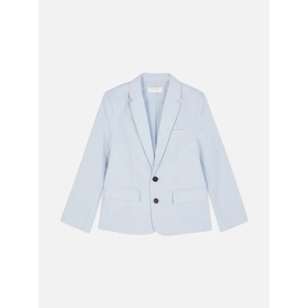 Special Occasion Single-Breasted Blazer - Blue