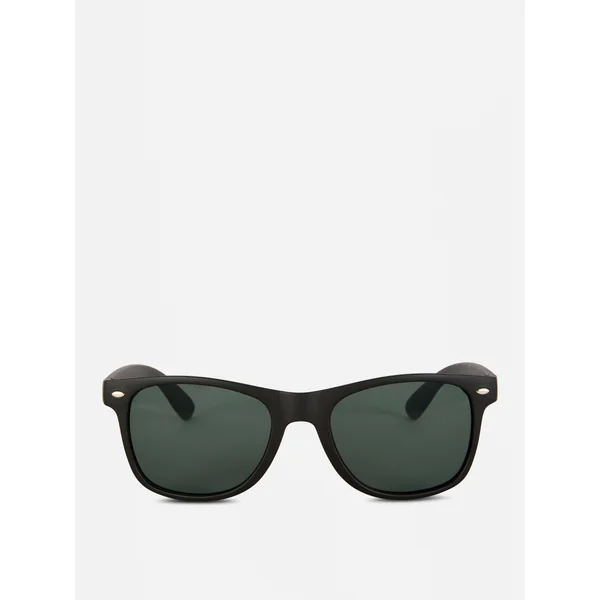 Square Framed Sunglasses - Black