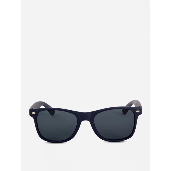 Square Framed Sunglasses - Navy