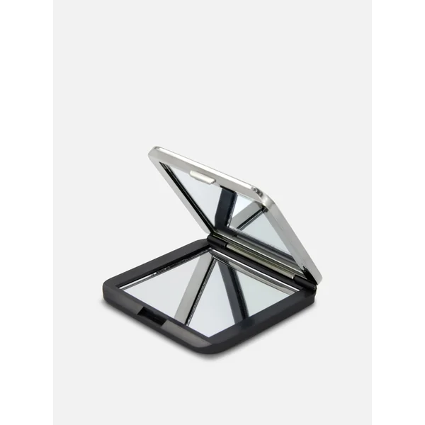 Square Mirror Compact - Silver