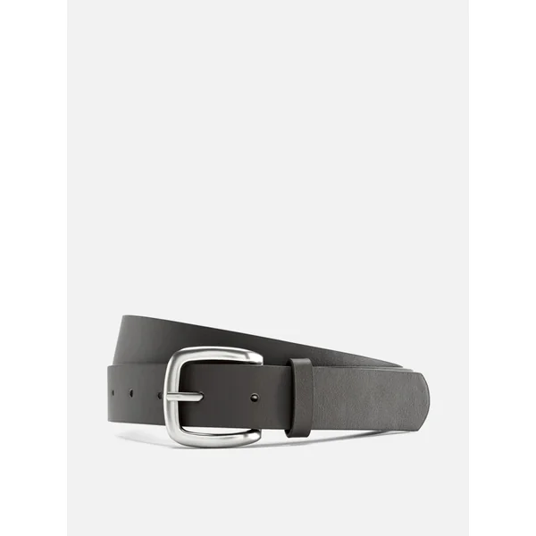 Square-Buckle Belt - Black