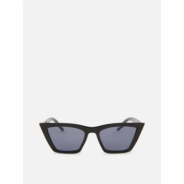 Squared Cat Eye Sunglasses - Black