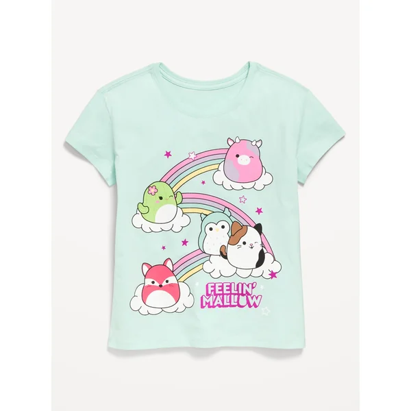 Squishmallows™ Graphic T-Shirt for Girls - Mint Mist
