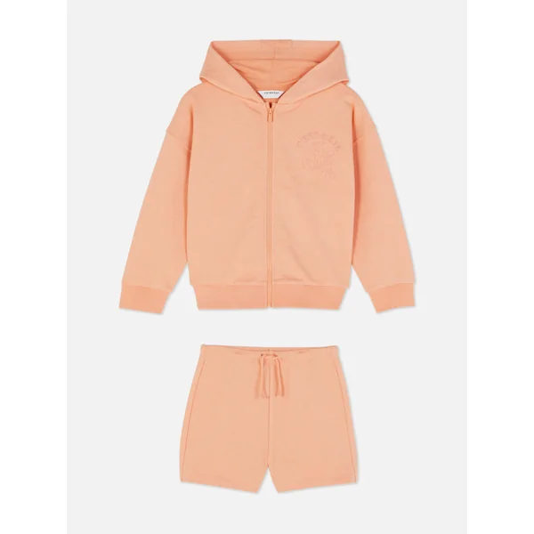 Stacey Solomon Hoodie and Shorts - Orange