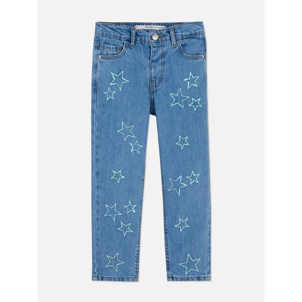 Star Sequin Jeans - Blue