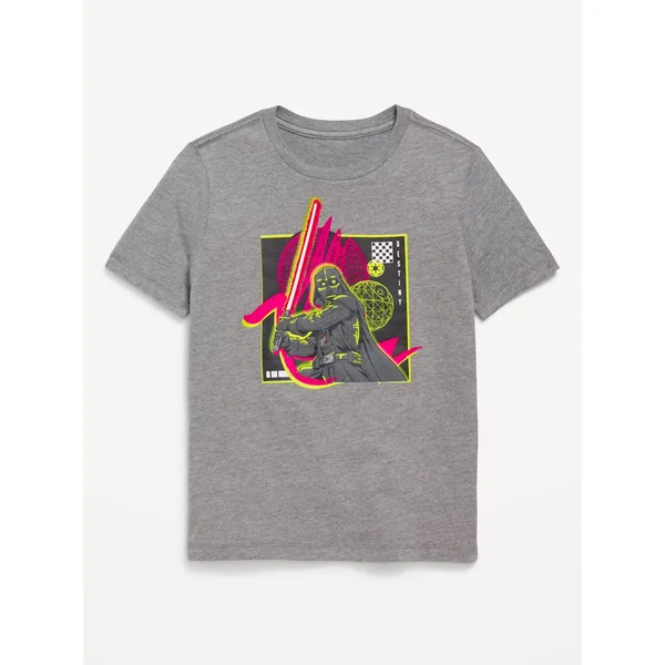 Star Wars™ Gender-Neutral Graphic T-Shirt for Kids - Dark Heather Gray